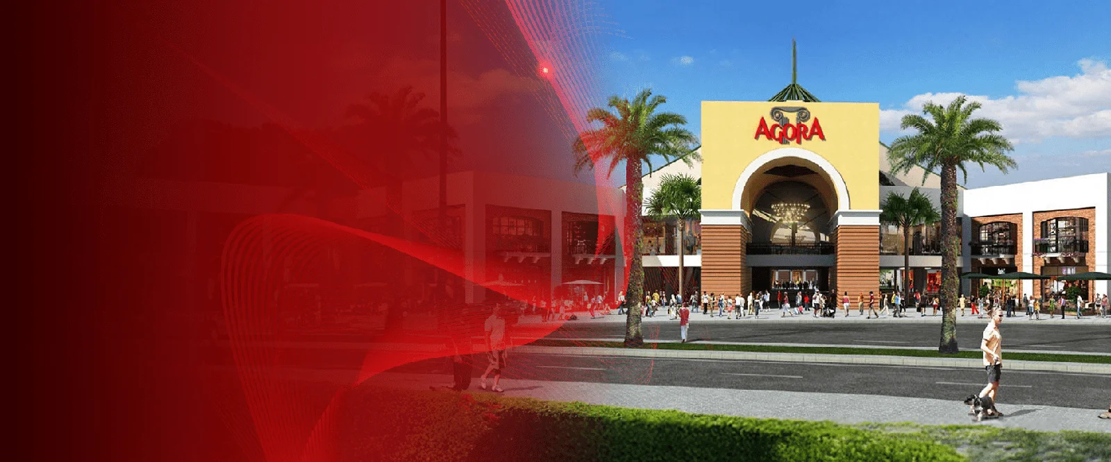 Antalya Agora AVM giriş alanı